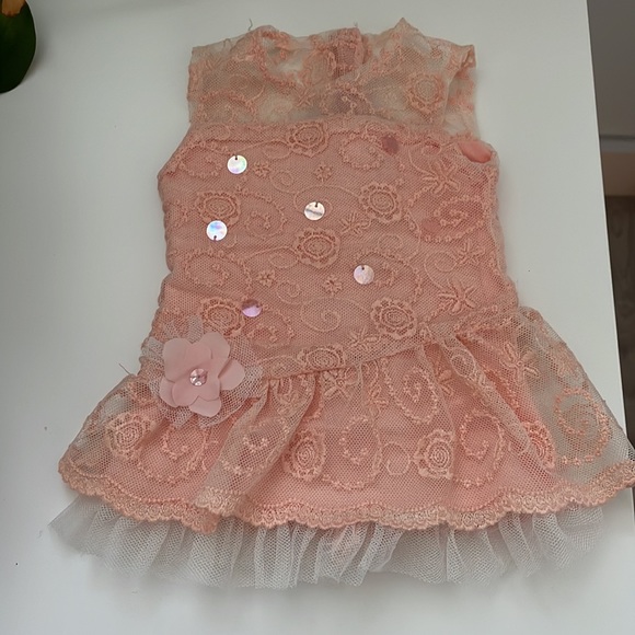 American Girl Doll, peach dress
pink underwear and light punk sandals - Picture 13 of 15